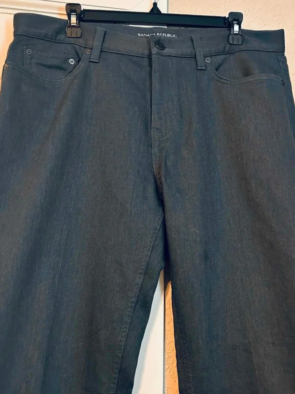 BANANA REPUBLIC Traveler Pant Slim Fit Charcoal Grey 34 x 34
